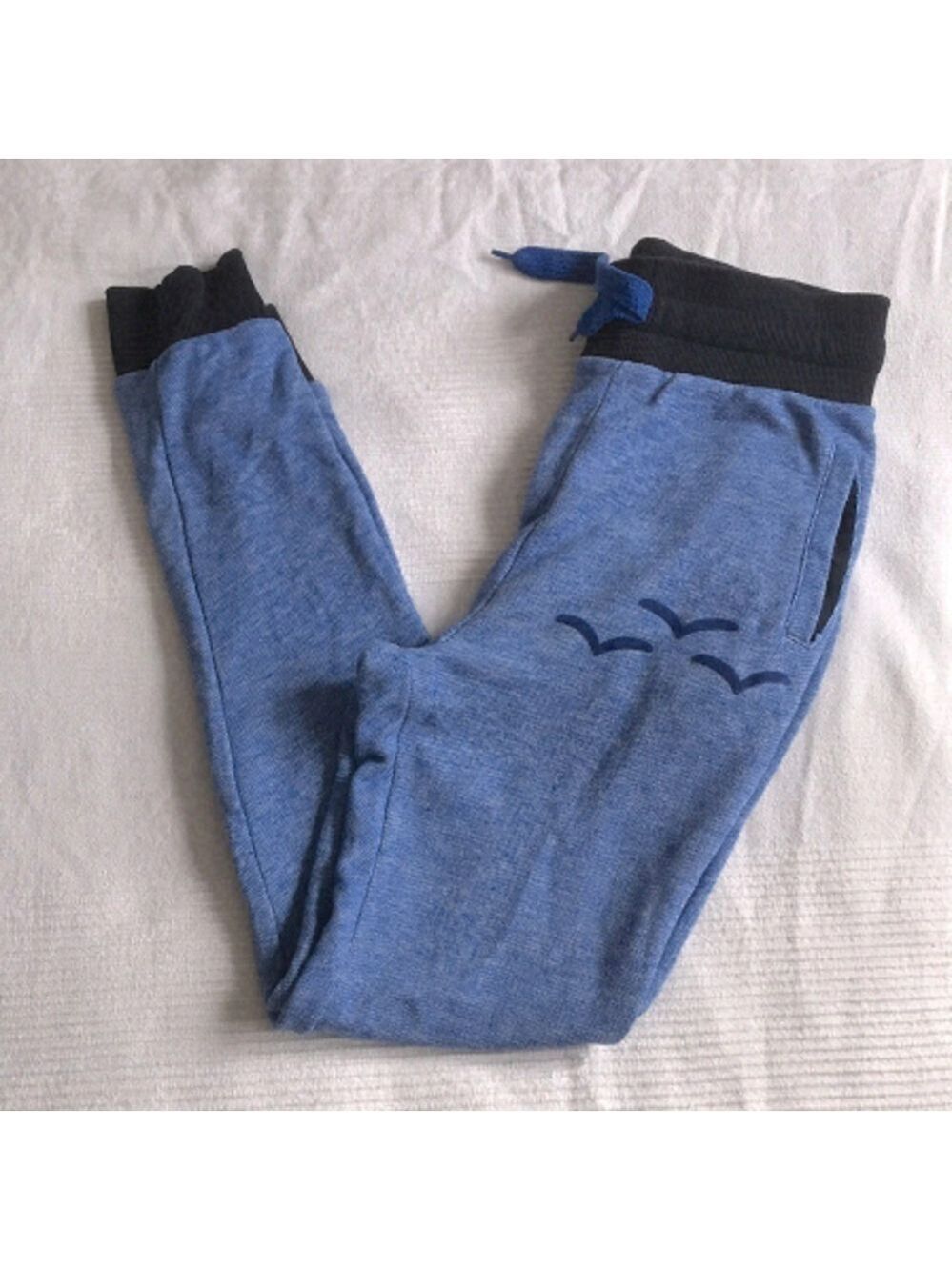 Lazypants Joggers Two Tone Blue Small